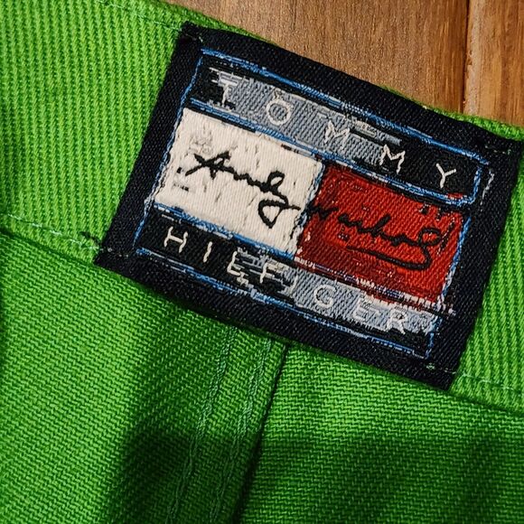Tommy Hilfiger x Andy Warhol Lobster Bermuda Shorts Men's 36 Galvanic Green NWT - Picture 6 of 11